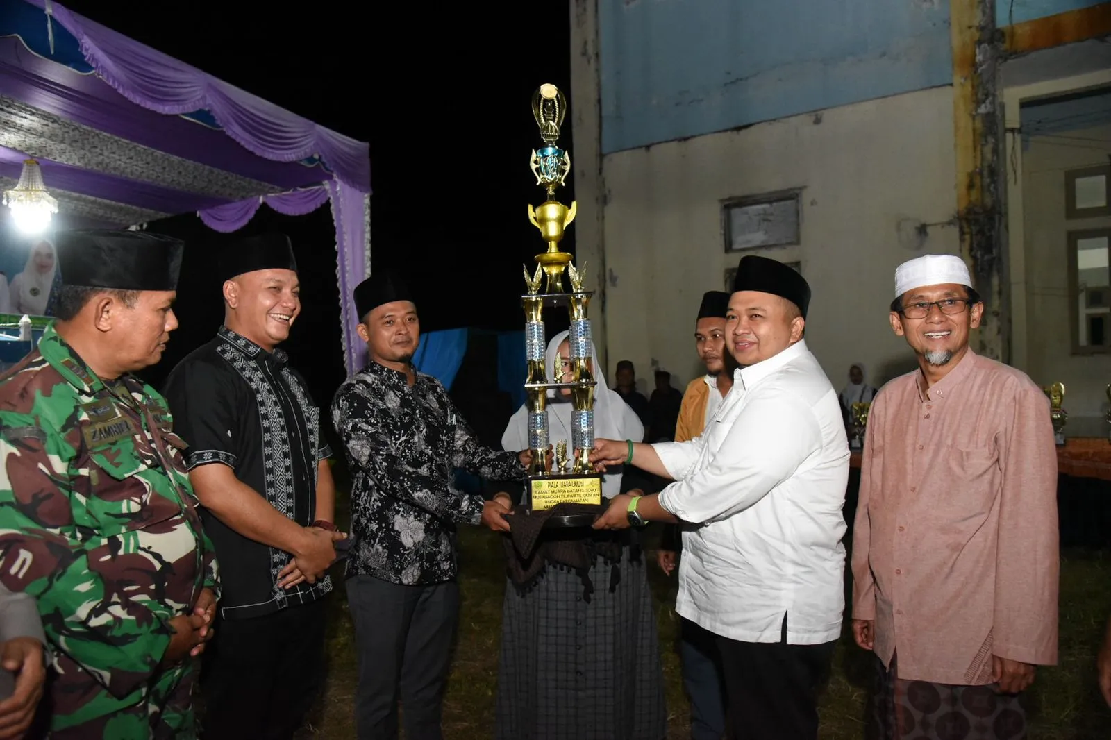 Bandar Hapinis Juara Umum MTQ Tingkat Kecamatan Muara Batang Toru