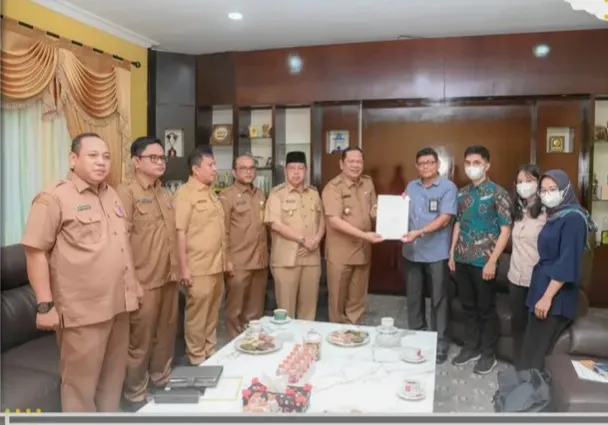 Wali Kota Sidempuan Terima Kujungan Kerja BPK Sumut