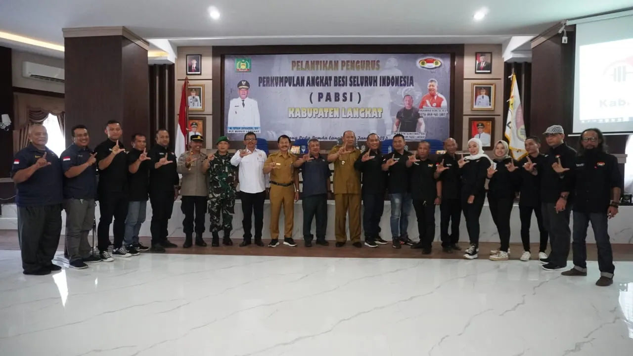 Syah Afandin Hadiri Pelantikan Kepengurusan PABSI Langkat