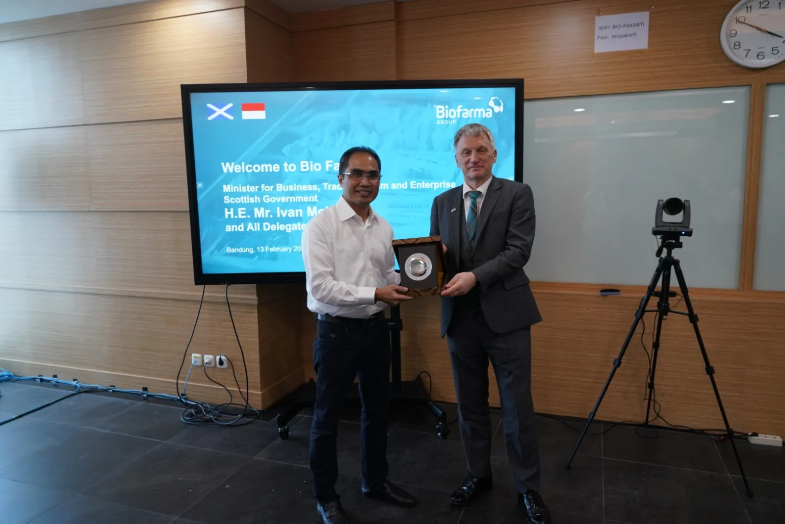 Skotlandia Jajaki Peluang Kerjasama Dengan Bio Farma