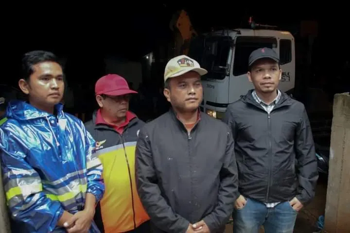 Sekda Tinjau Lokasi Banjir Di Sidempuan
