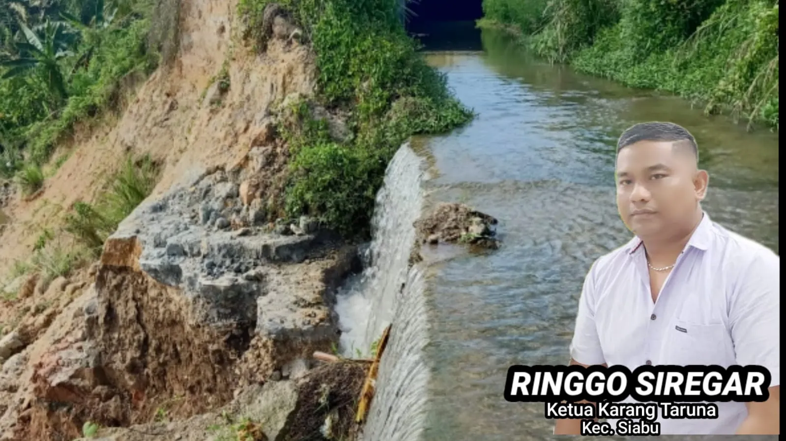 Irigasi Batang Angkola Rusak, Petani Siabu Mengeluh