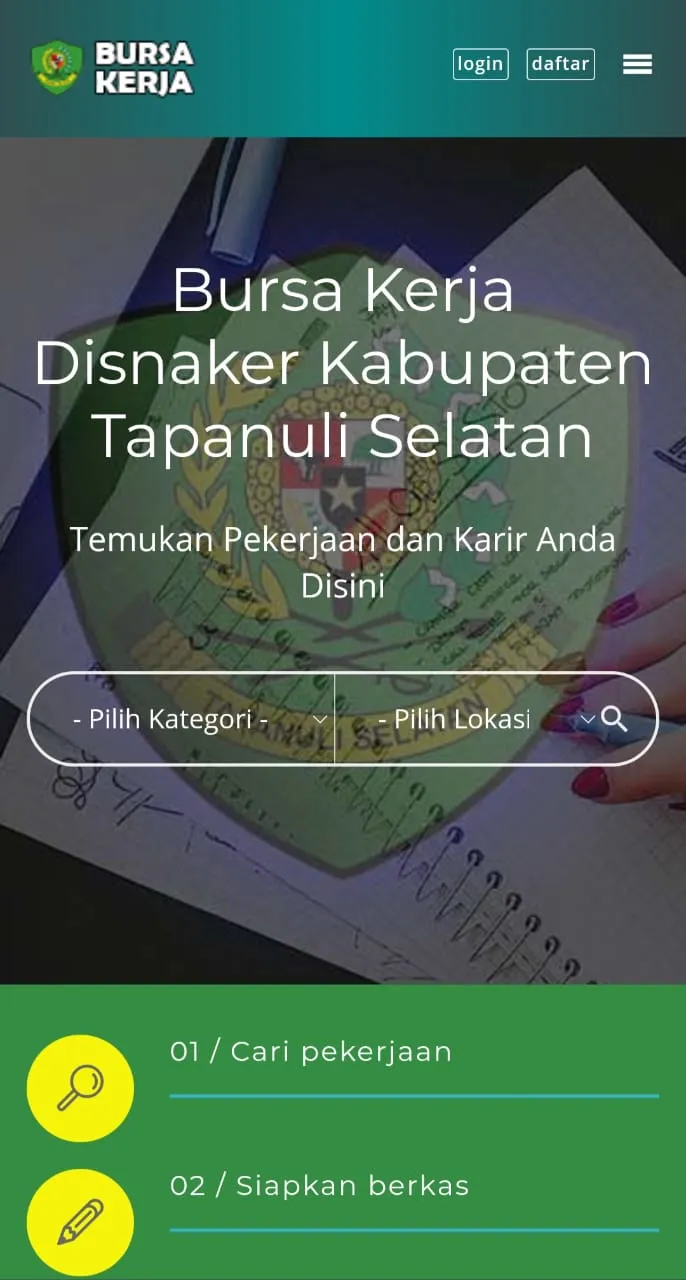 Pemkab Tapsel Buka Informasi Loker Pencari Kerja