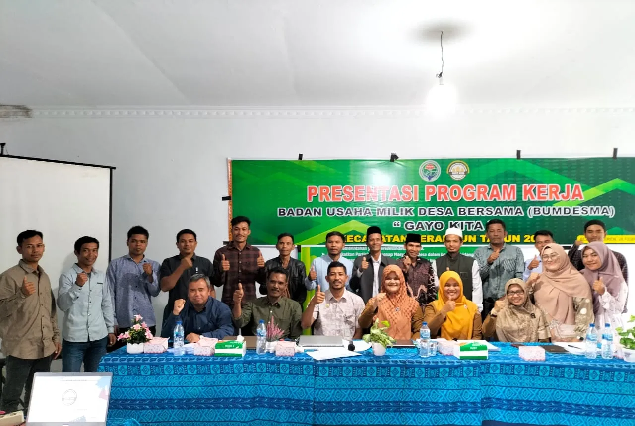 DPMK Gayo Lues Lakukan Presentasi Program Bumdesma "Gayo Kita"