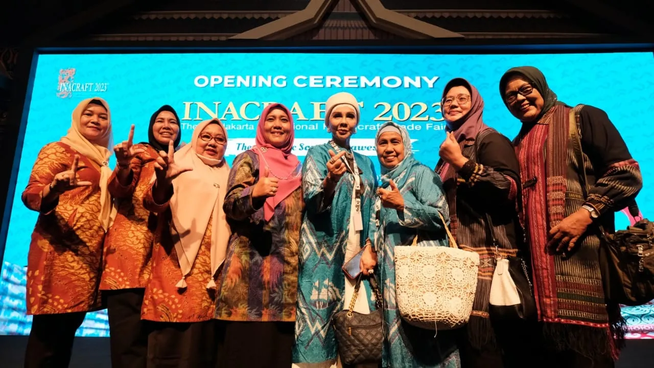 Endang Syah Afandin Hadiri Pembukaan INACRAFT 2023 Di Jakarta