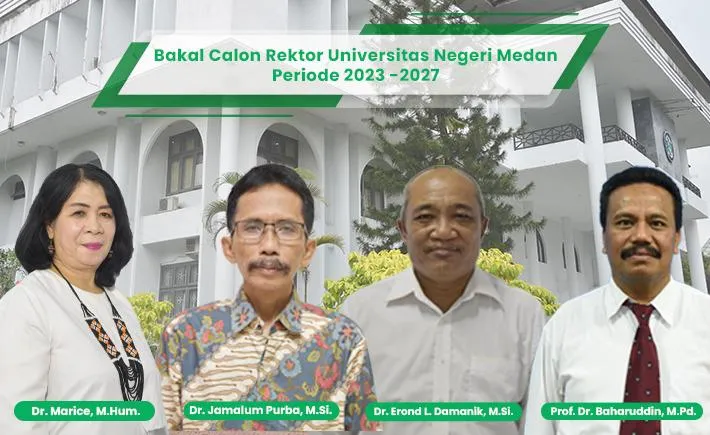Pendaftaran Ditutup, Empat Balon Bersaing Rebut Kursi Unimed