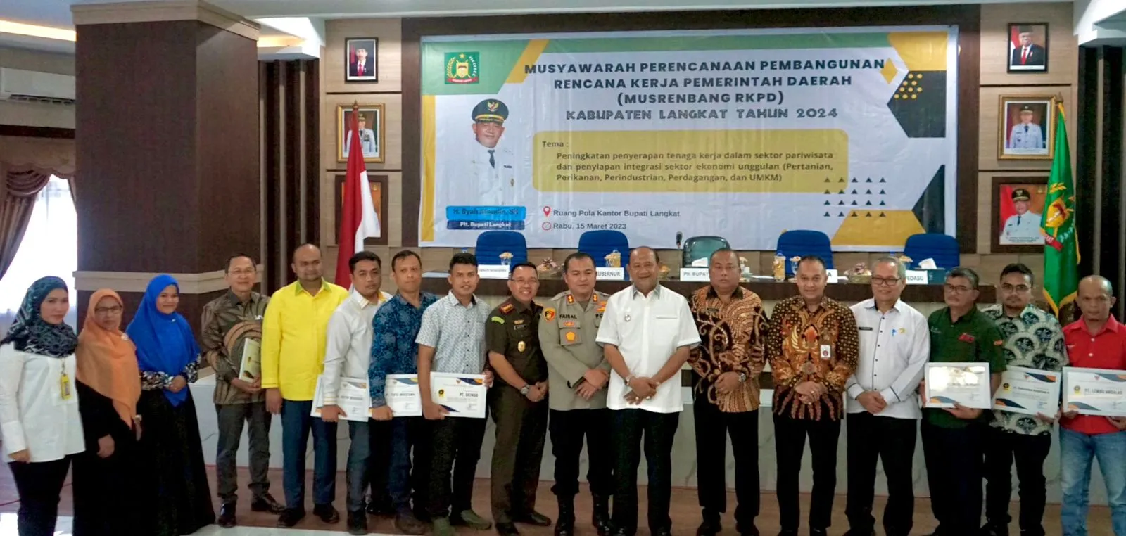 Syah Afandin Buka Musrenbang RKPD Langkat 2024