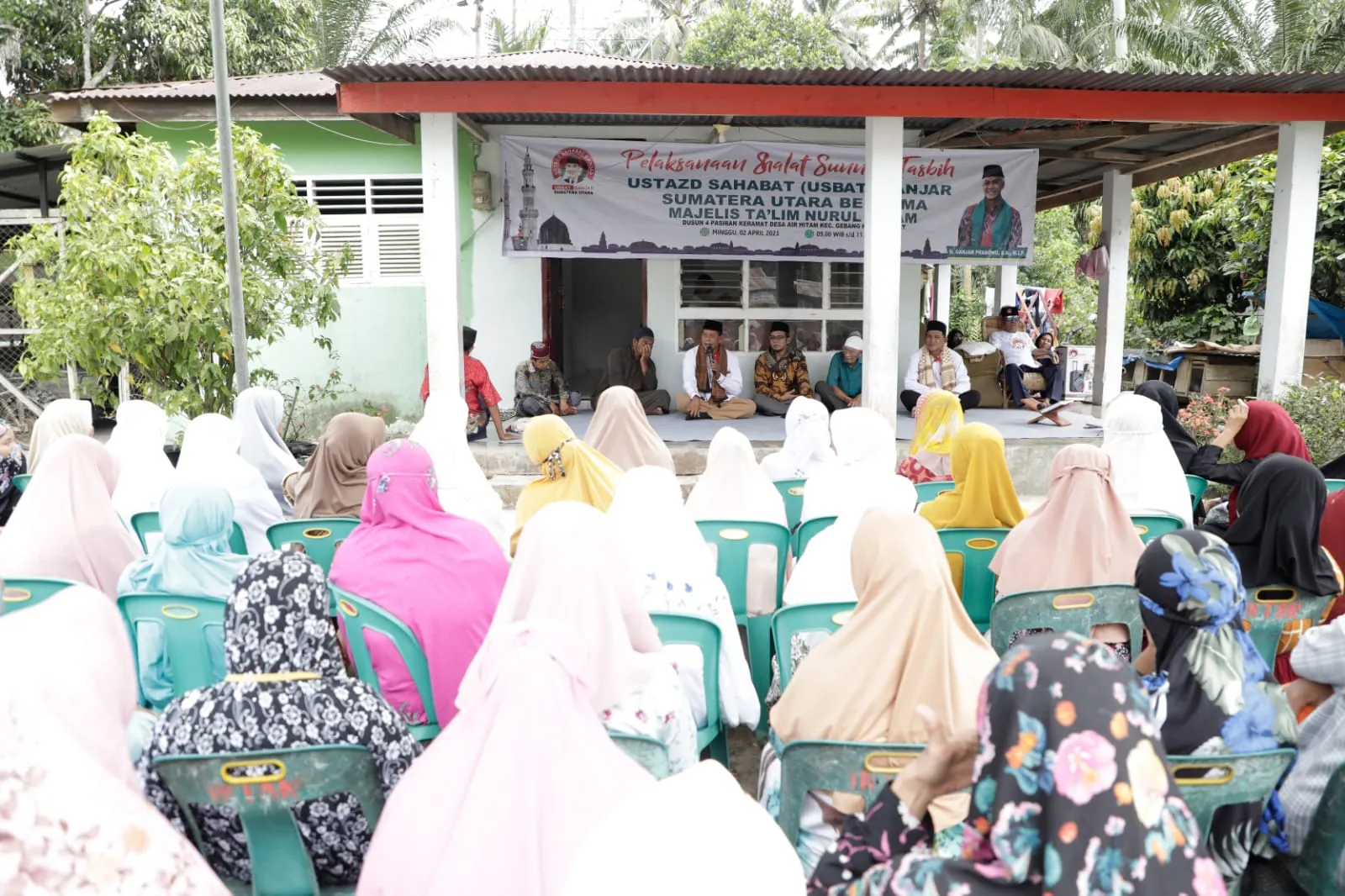 Usbat Ganjar Sumut Dan Majelis Taklim Langkat Gelar Shalat Sunah Tasbih