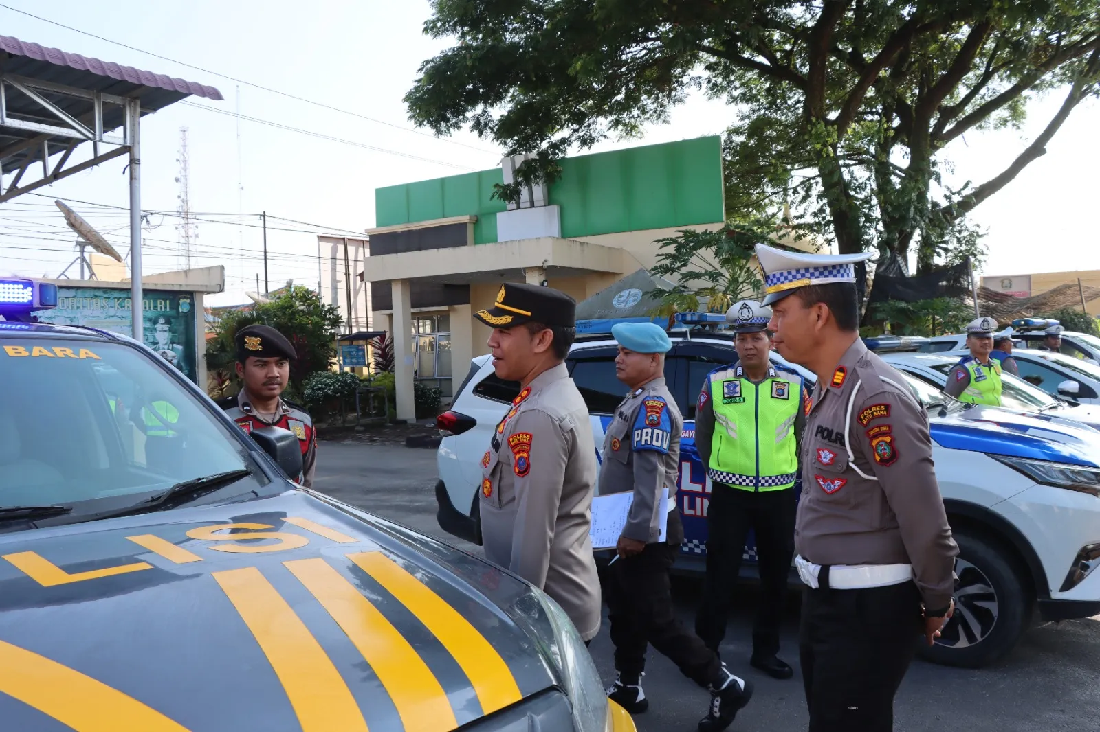 Giat Ketupat 2023, Kapolres Cek Kendaraan Dinas