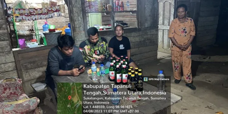Polres Tapsel Operasi Pekat Belasan Miras Disita