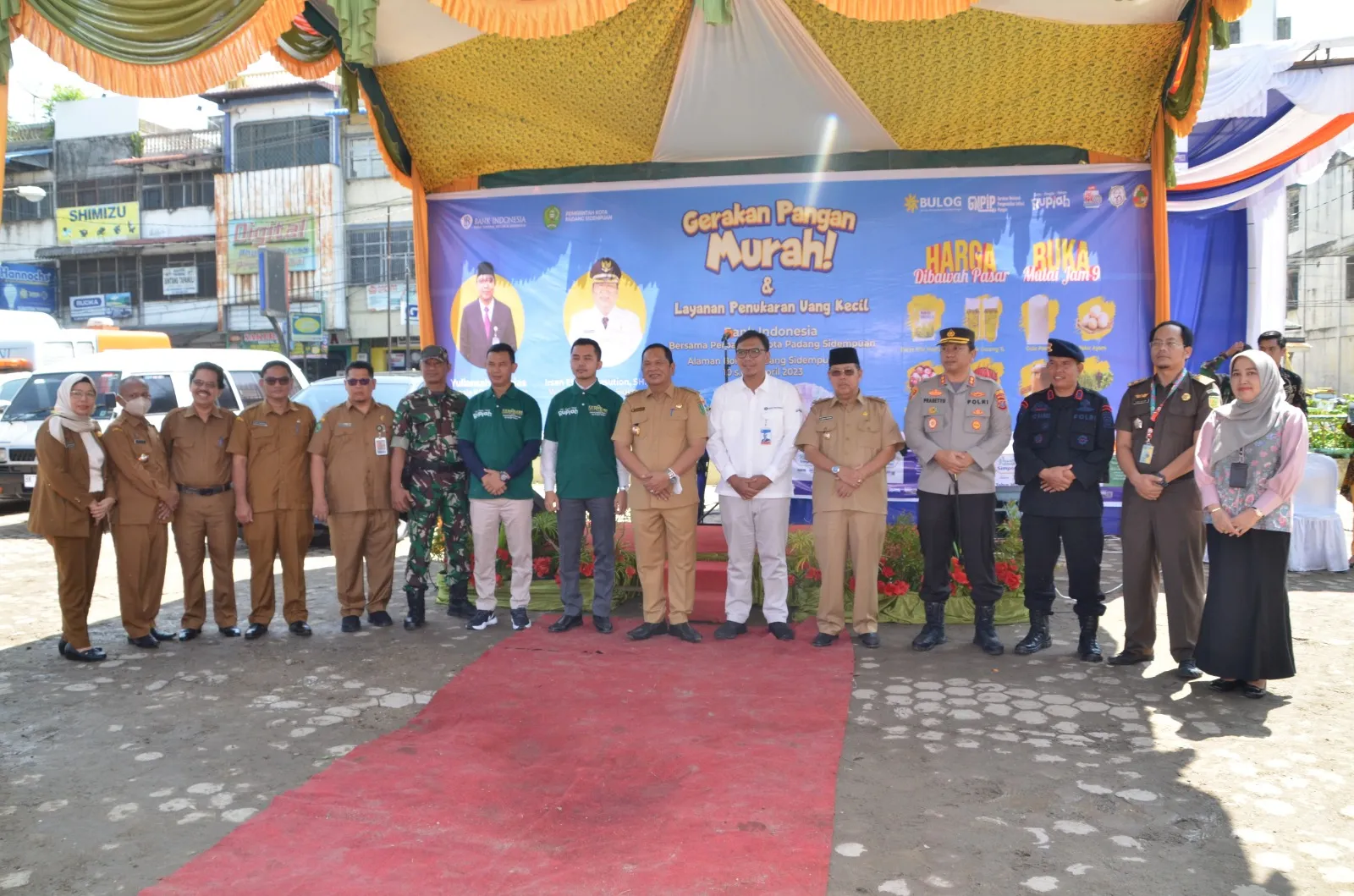 Pemko Sidempuan Gandeng Bank Daerah Gelar Pangan Murah Dan Layanan Penukaran Rupiah