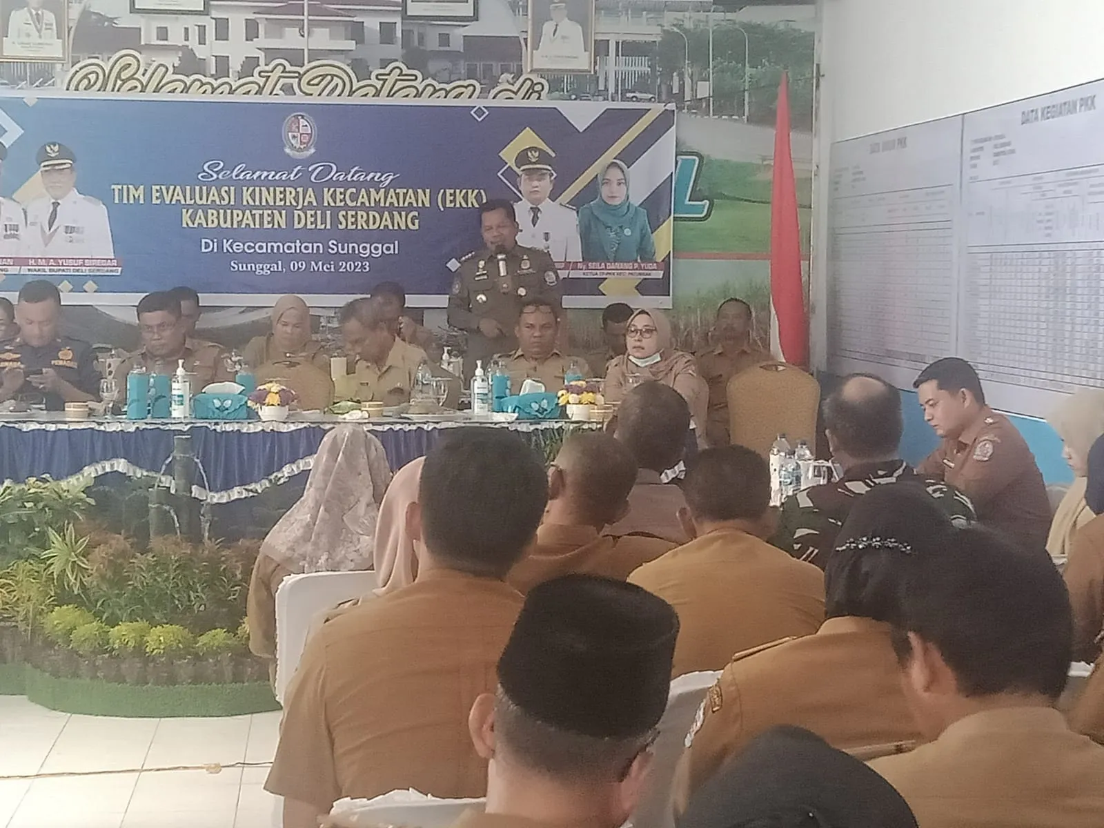 Tim Evaluasi Kinerja Kecamatan Kunjungi Sunggal