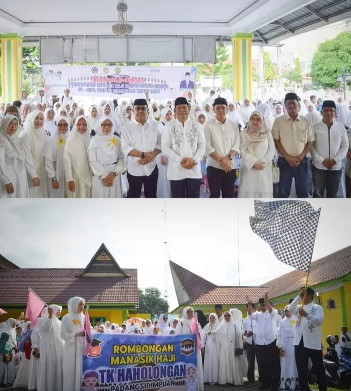 Walikota P.Sidempuan Lepas Ribuan Peserta Manasik Haji