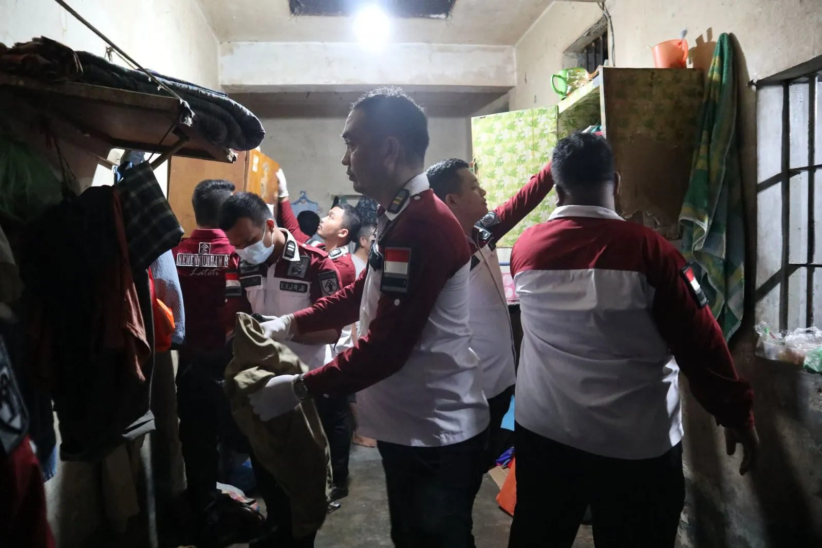 Lapas Kelas IIB Tebingtinggi Razia Halinar, Sita Barang Terlarang