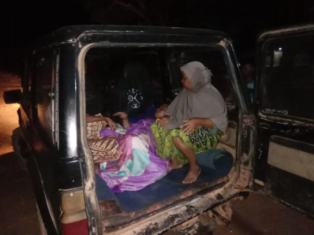Jalan Banua Tonga Hancur , Orang Sakit Sering Meninggal Ketika Menuju RS