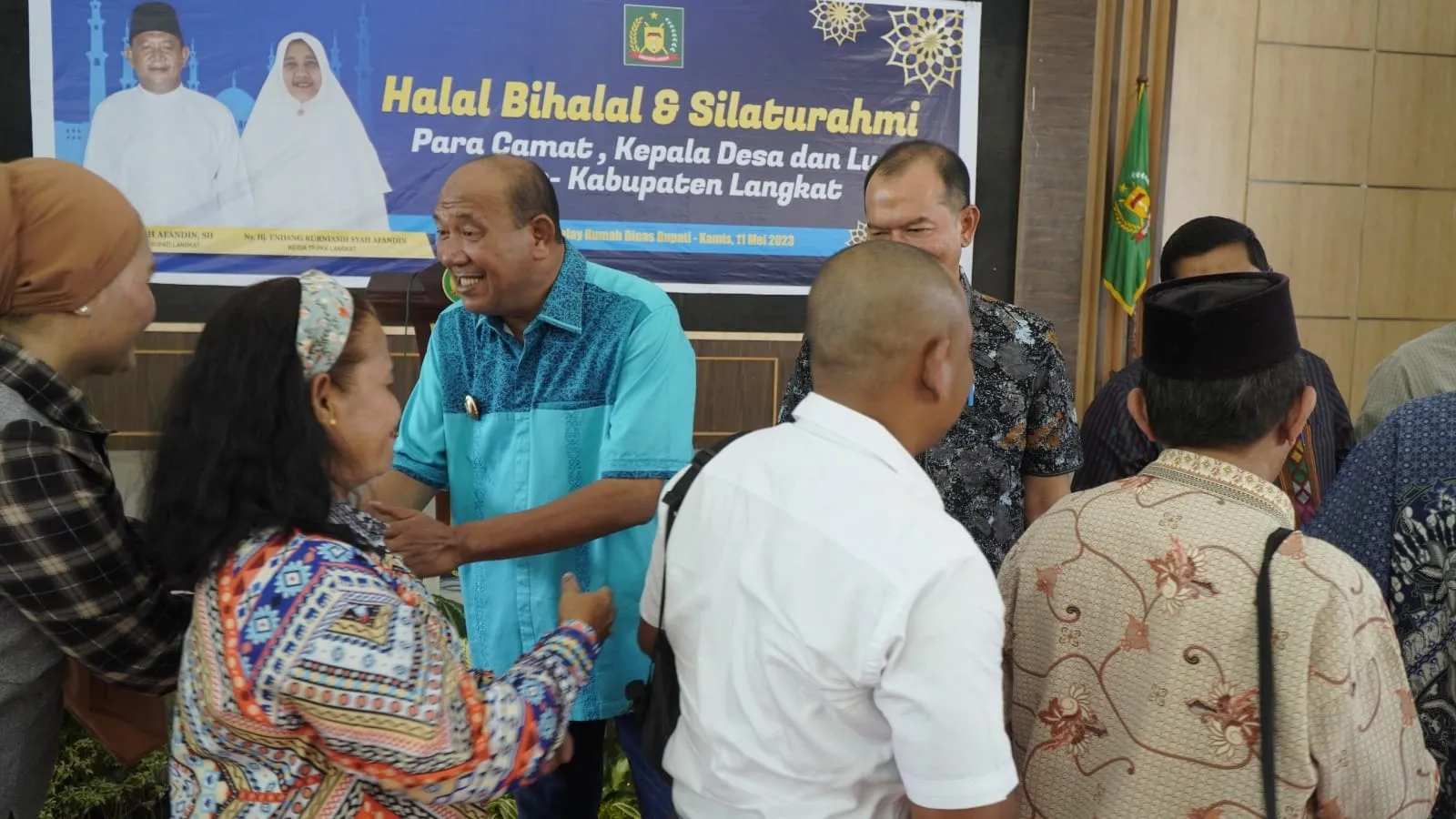 Perwakilan  Kades se-Langkat Dukung Syah Afandin  Pimpin Langkat 2024-2029