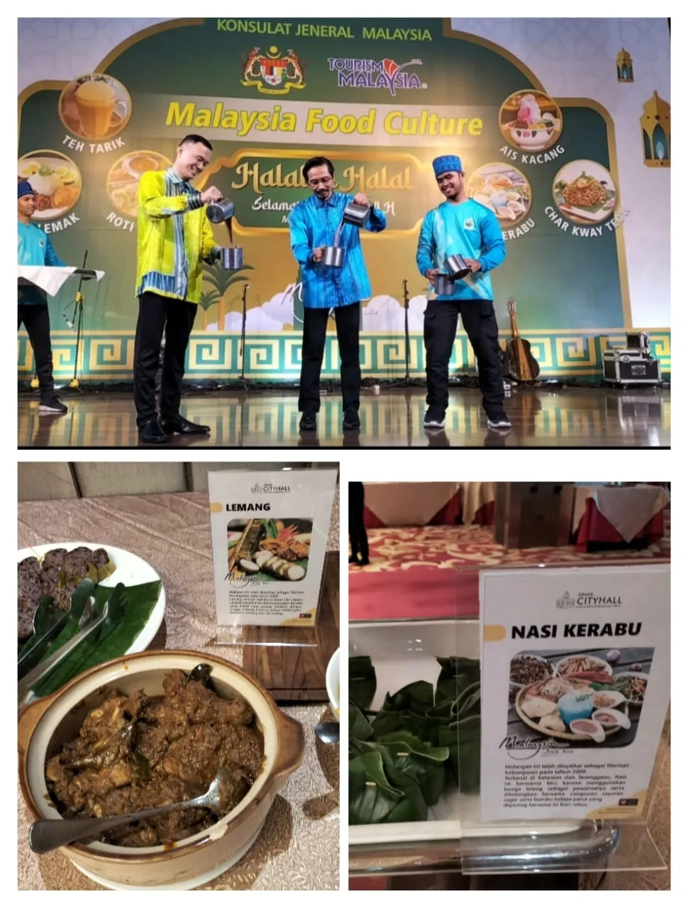 Konjen dan Konsul Pelancongan Malaysia Demo Teh Tarik di Medan