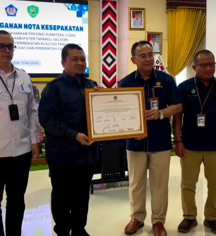 Bupati Dolly Teken Mou Dengan Dirjend Perbendaharan Sumut