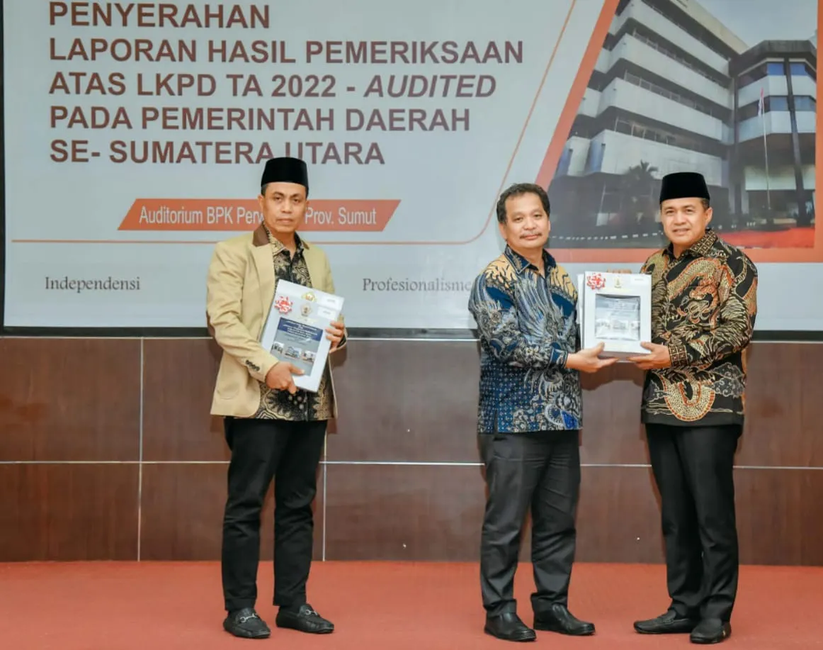 Pemkab Batubara Terima Opini WTP Ke Lima Kalinya Dari BPK RI