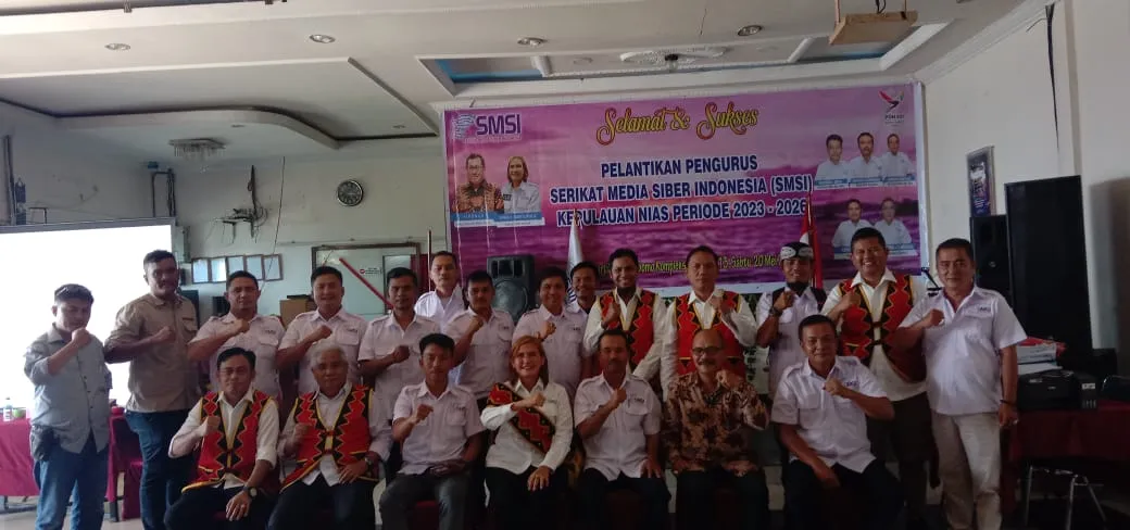  Pengurus SMSI Kepulauan Nias 2023-2026 Dilantik