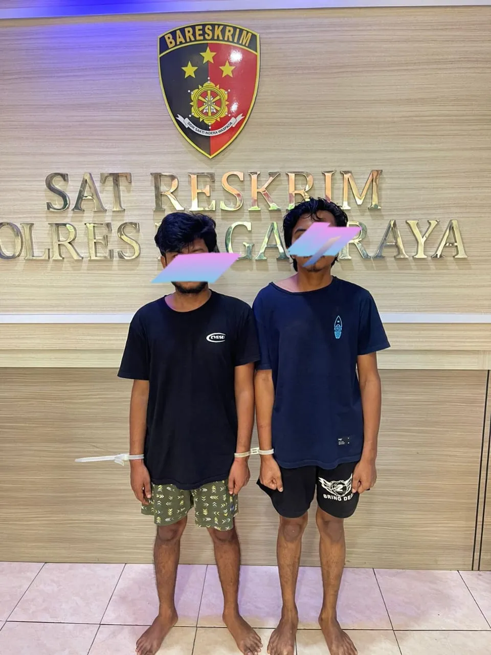 Polisi Ringkus Dua Pemuda Di Duga Tipu IRT Melalui ATM