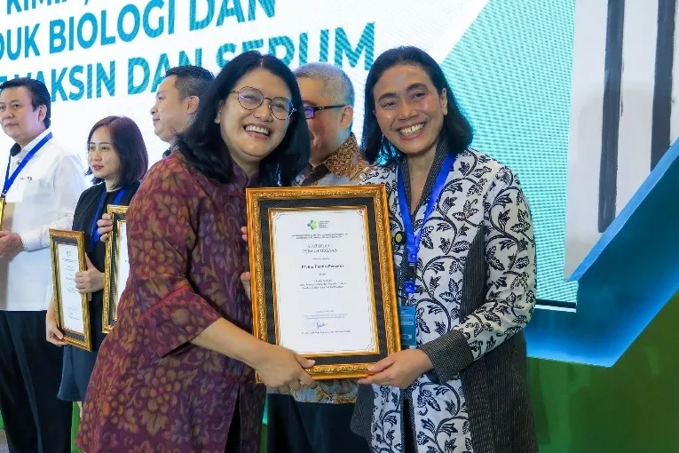 Raih Penghargaan dari Kementerian Kesehatan, Bio Farma Group Komitmen Dukung Kemandirian Farmasi Nasional