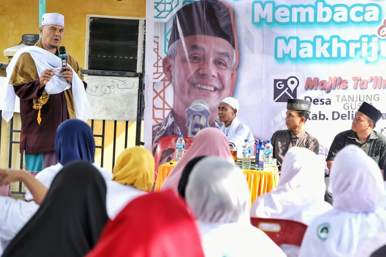 Tuan Guru Sahabat Ganjar Gelar Pelatihan Makhorijul Huruf di Deli Serdang
