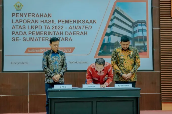 Hattrick Raih Opini WTP, Ketua DPRD Medan Apresiasi Bobby Nasution