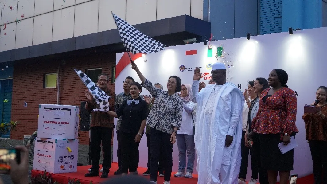 Jaga Ketahanan Kesehatan Dunia, Bio Farma Kapalkan 1,5 juta Dosis Vaksin Pentavalen untuk Nigeria