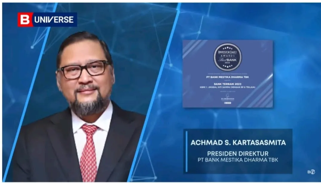 Bank Mestika Kembali Raih Penghargaan sebagai Bank Terbaik 2023