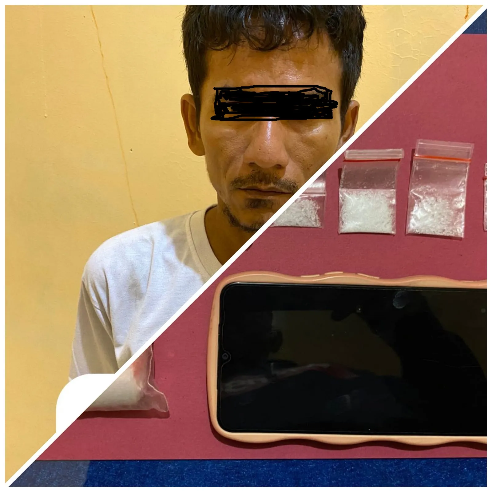 Satres Narkoba Polres Batu Bara Ringkus R Diduga Pemilik Narkoba