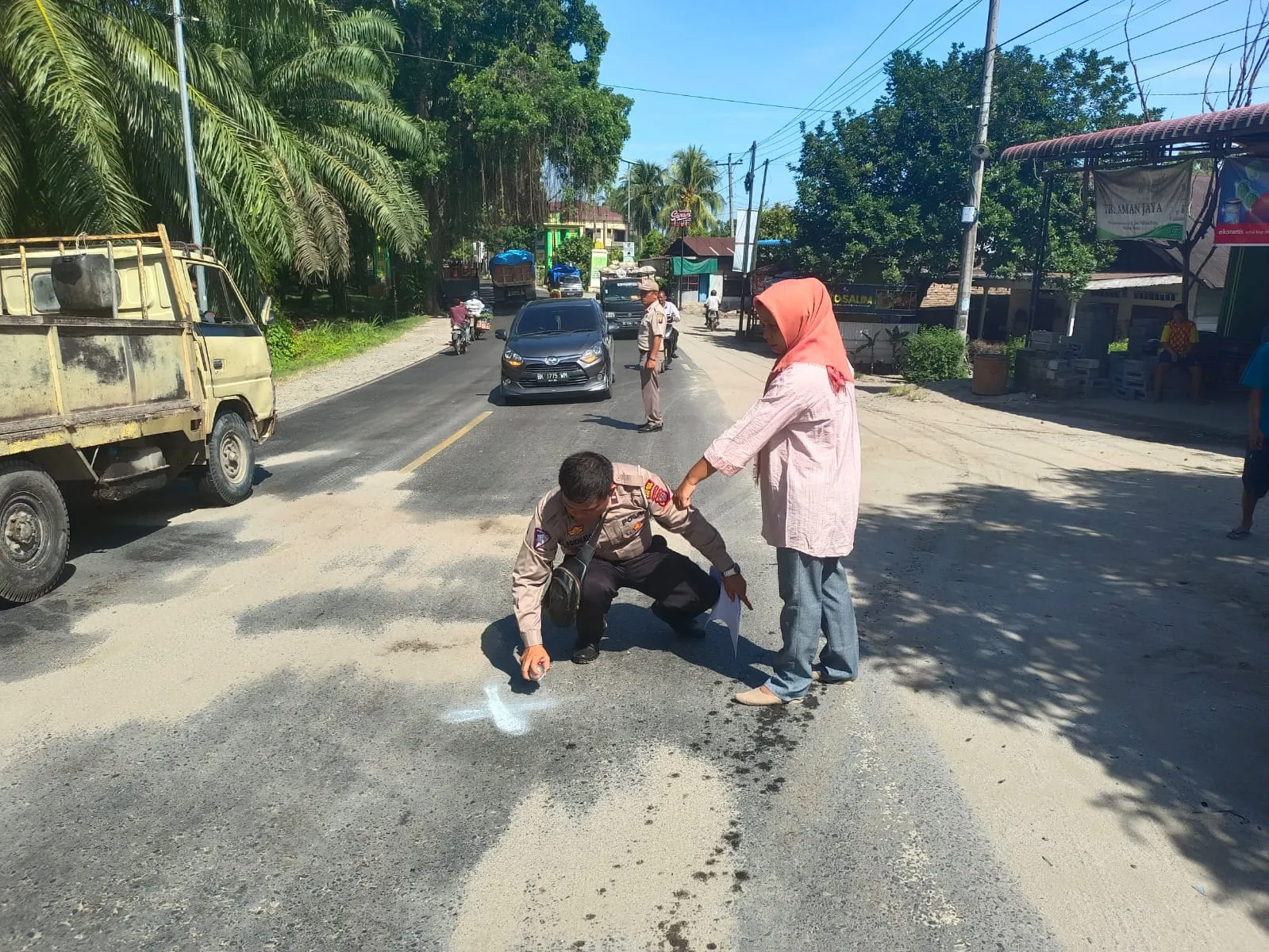 Tertabrak Truk di Kota Tebingtinggi, Wanita Asal Sergai Tewas