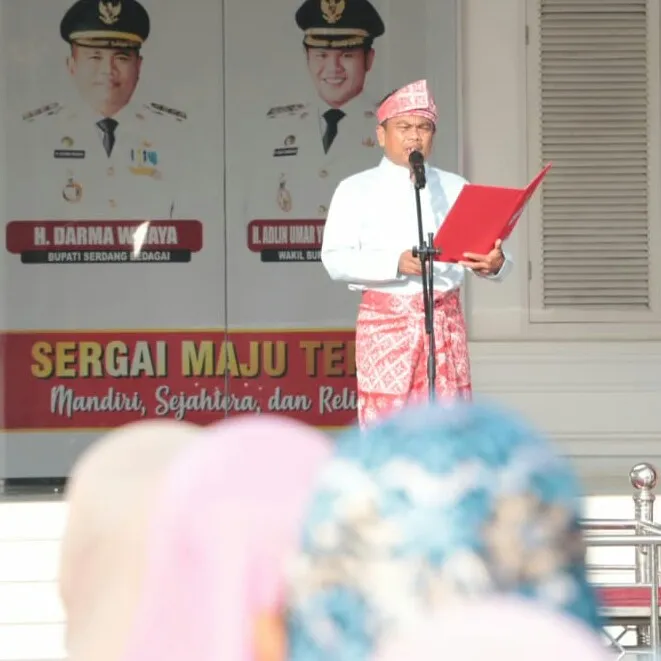 Pemkab Sergai Peringati Hari Lahir Pancasila Dengan Khidmat.