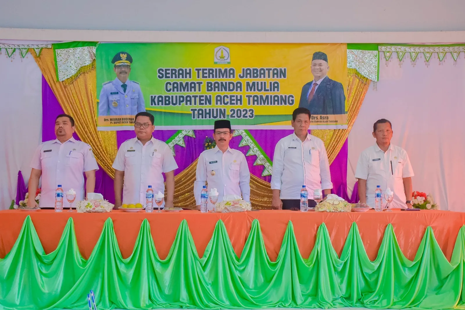 Meurah Budiman Pimpin Sertijab Camat Banda Mulia