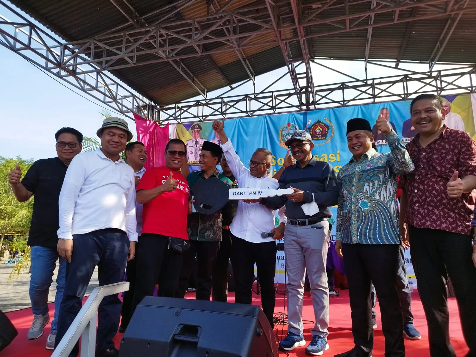 Meriah Family Gathering PWI Sumut di Batubara