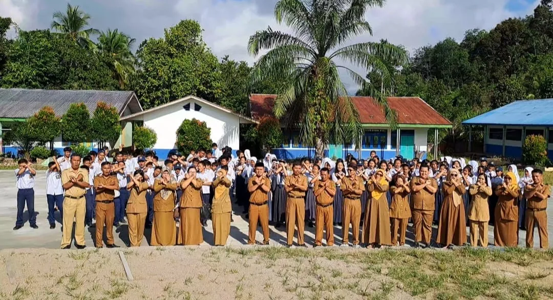 Genderang Perang Melawan Narkoba Di SMPN 2 Siabu