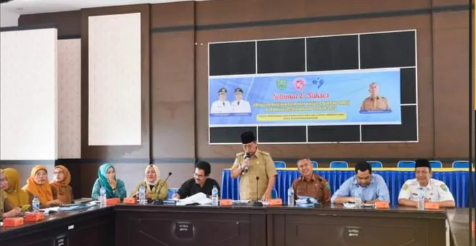 Wakil Wali Kota Padangsidimpuan Pimpin Rapat Diseminasi Audit stunting