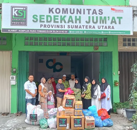 KSJ Provsu Gandeng DMI Deli Serdang Serahkan Donasi Palapang