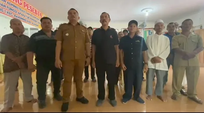 Deklarasi Anti Narkoba, Polsek Pulau Raja Gandeng Pemdes Rahuning I