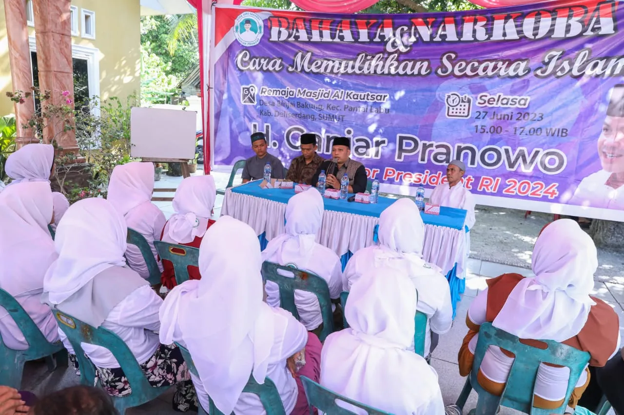 Tuan Guru Ganjar Adakan Penyuluhan dan Ajak Masyarakat Perangi Narkoba