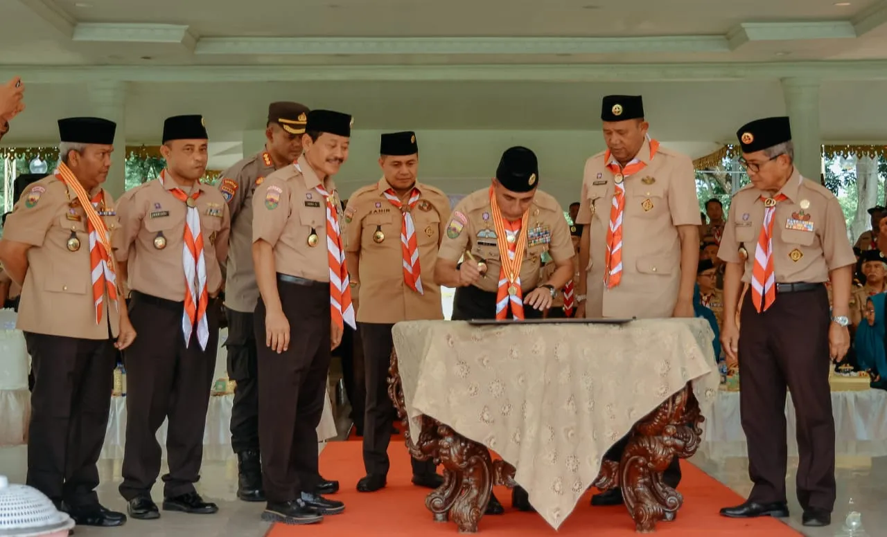 Bupati Zahir Hadiri Raimuna Daerah Ke - VIII Sumut
