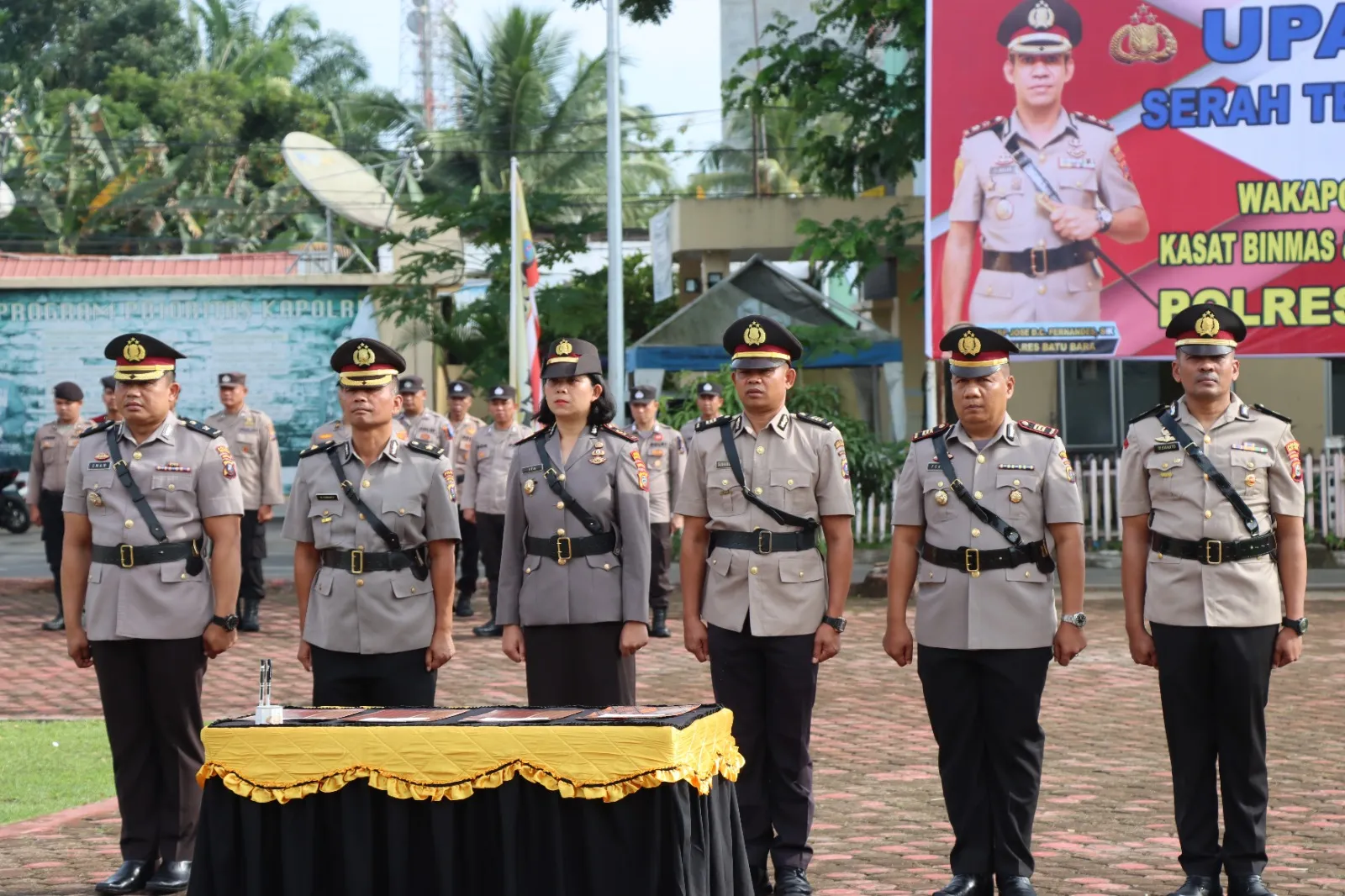 Polres Sertijab Polsek & PJU Batu Bara
