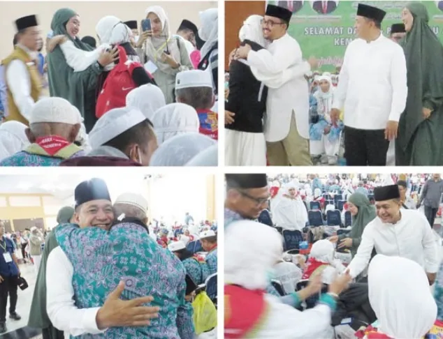 Bupati Batu Bara Sambut 348 Jamaah Kloter 13 Di Asrama Haji