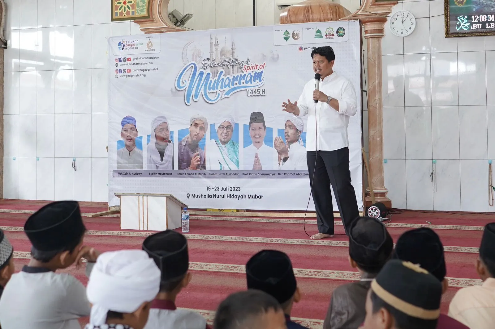Spirit Muharram, Prof. Ridha Dharmajaya Dan Mushalla Nurul Hidayah Hadirkan Para Habib/Ustadz