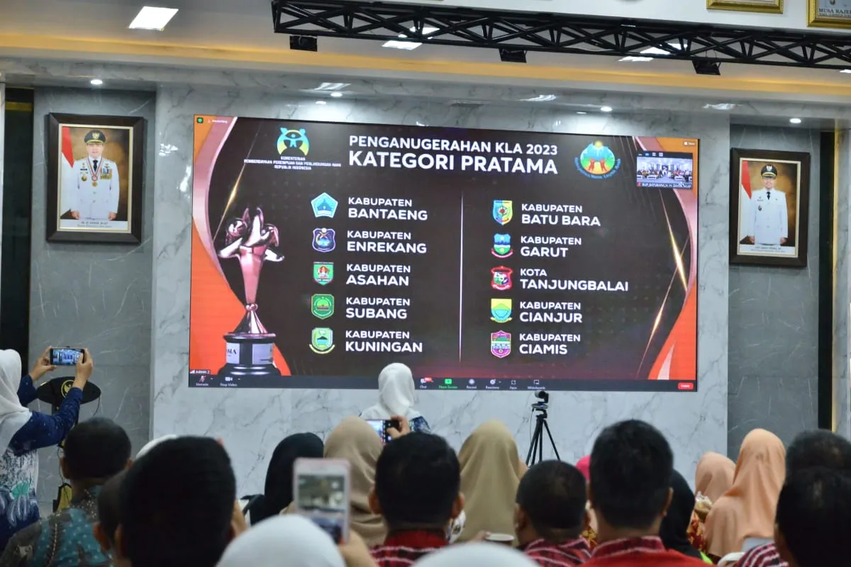 PPPA RI Anugerahi Batu Bara KLA 2023