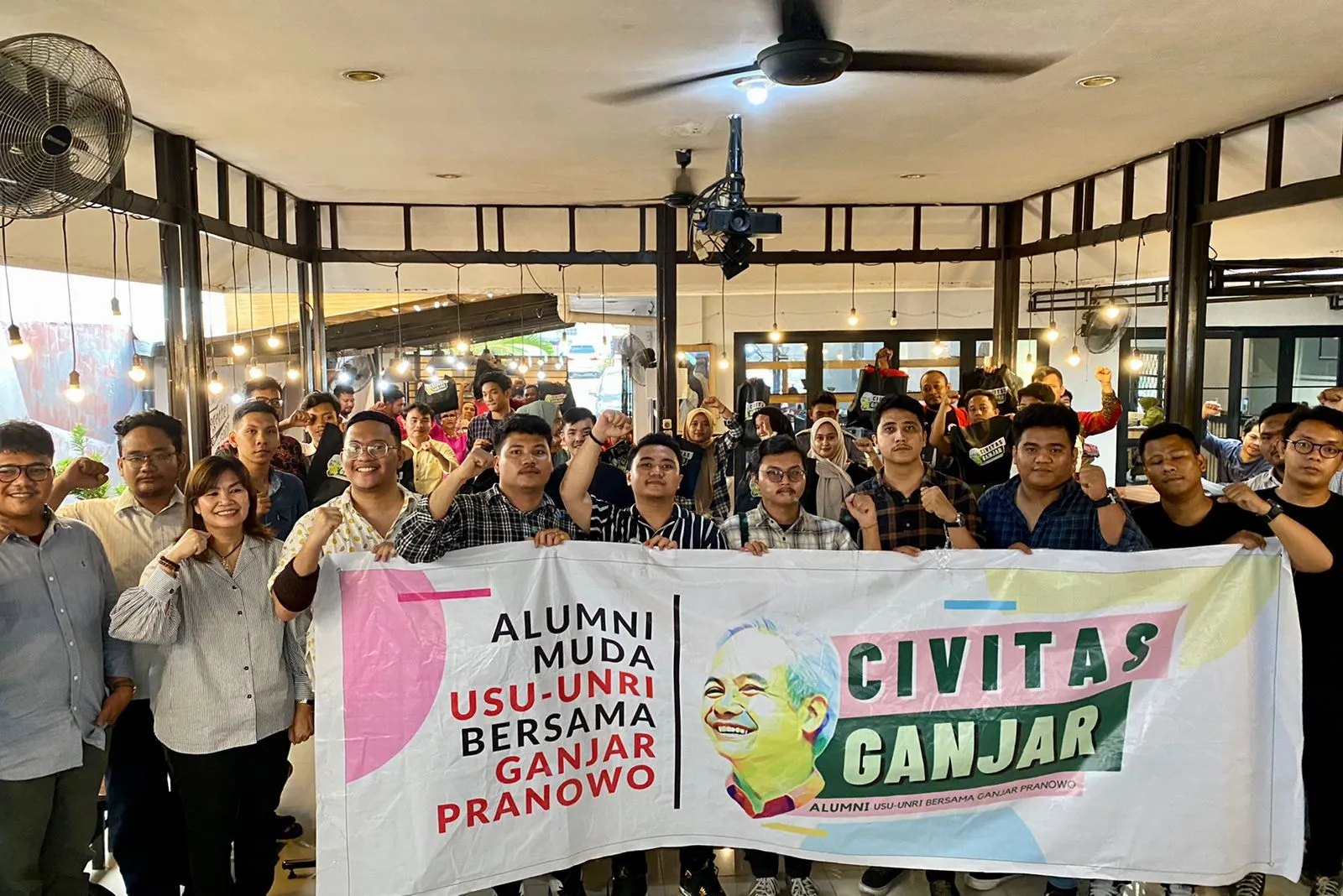 Civitas Ganjar Gelar Diskusi Bareng Anak Muda di Medan, Bahas Pemilu 2024