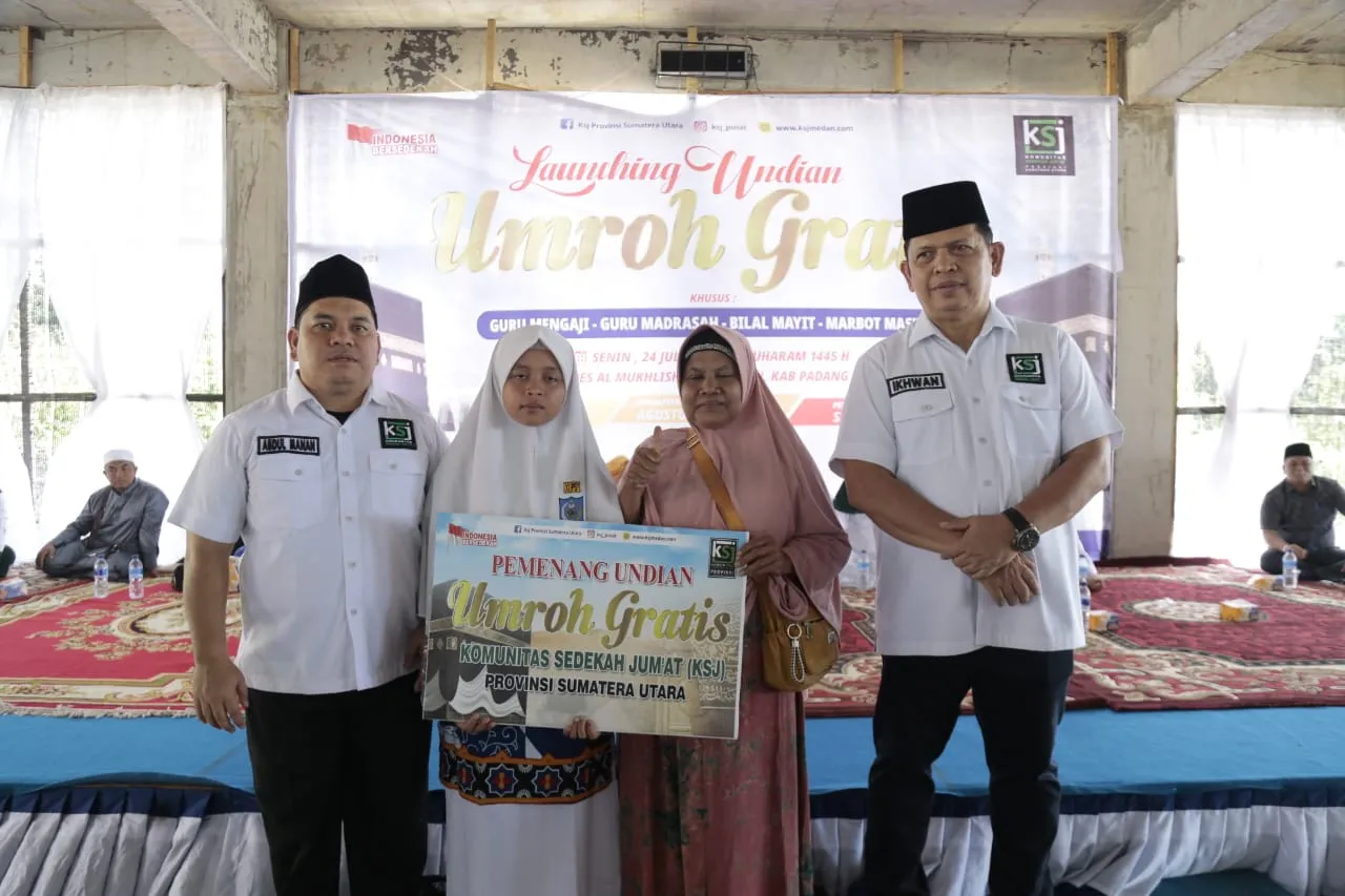KSJ Sumut Launching Umroh Gratis Di Padang Lawas
