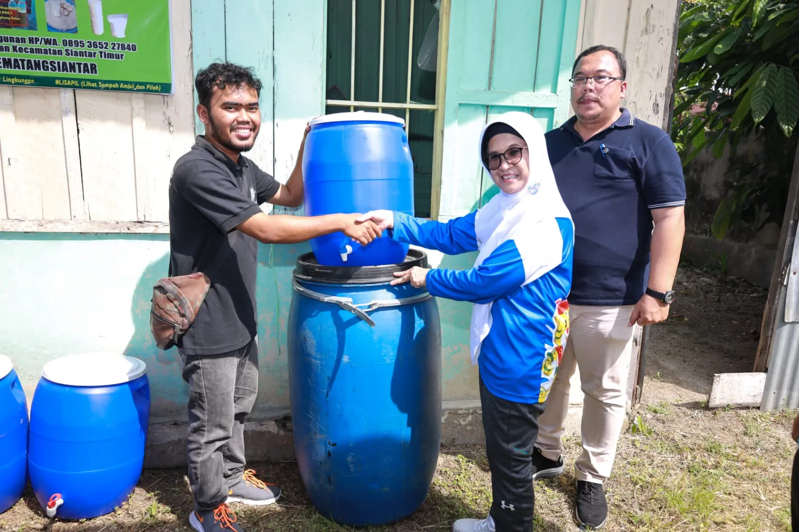 Wali Kota Pematang Siantar Tinjau Lokasi Pengolahan Cangkang Telur