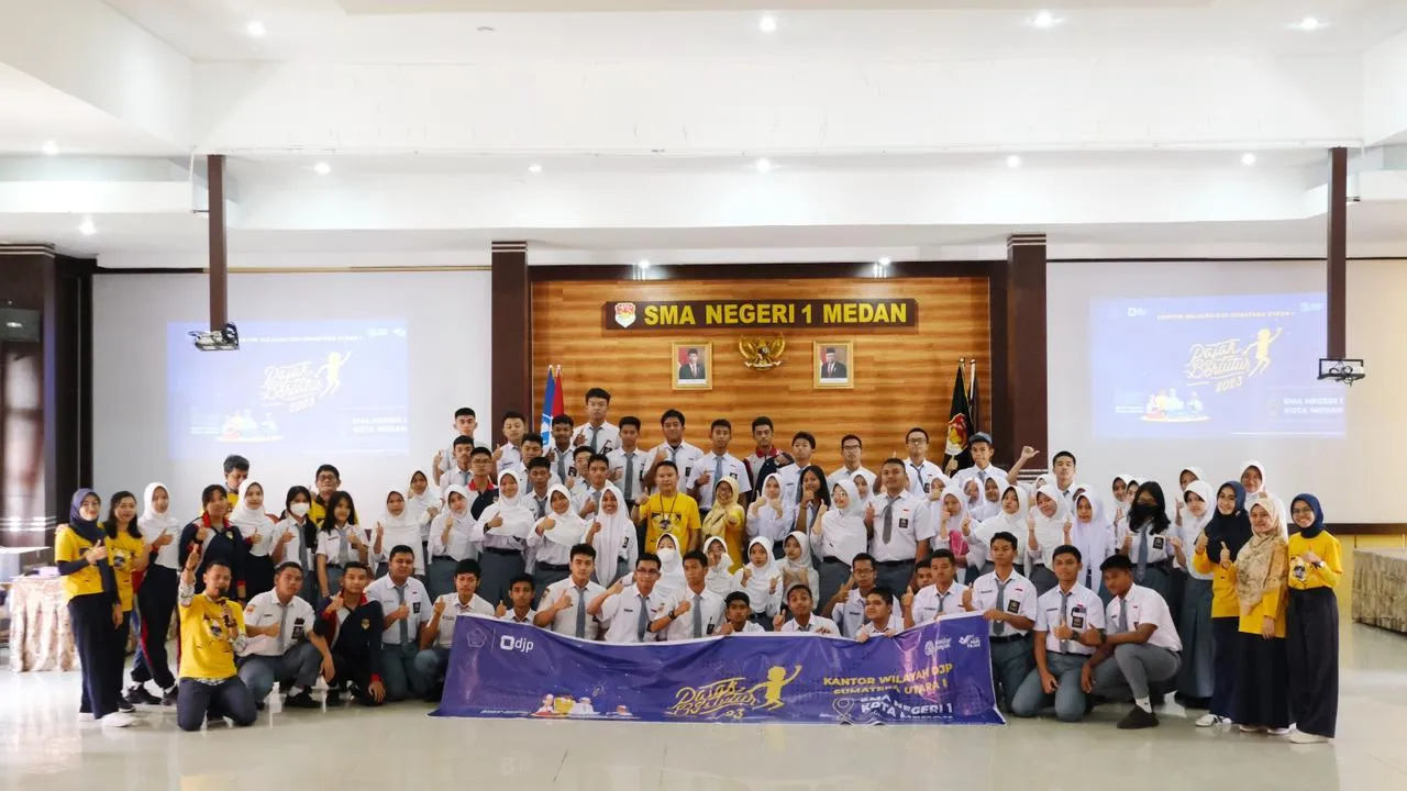 Serentak Di Indonesia, DJP Gelar "Pajak Bertutur",  Sumut I Diikuti Lebih 800 Pelajar