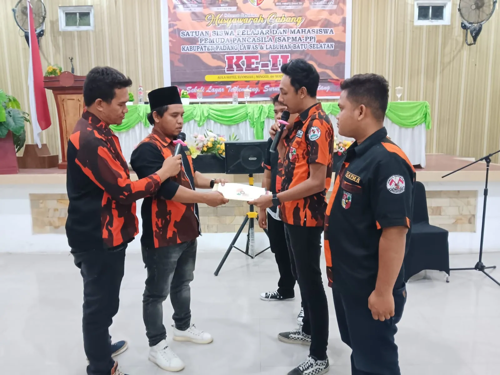 M Arifin Siregar Kembali Pimpin SAPMA-PP Palas